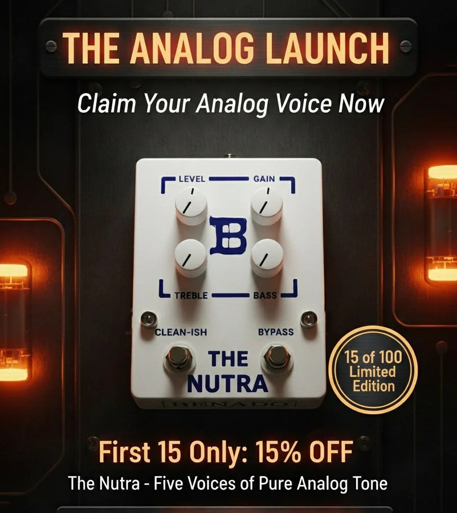 "THE NUTRA" FIVE VOICES OF PURE ANALOG TONE. <br> **(PLEASE ALLOW 7–10 BUSINESS DAYS FOR HANDMADE COMPLETION BEFORE SHIPPING)**