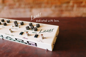 The Lazar <br> Benado Effects - Analog Modulation Pedalboard.